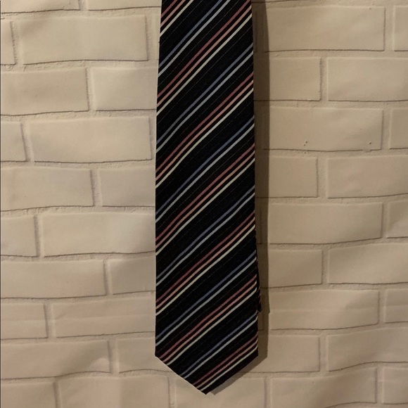 Giorgio Brutini Striped 100% Silk - Picture 2 of 6